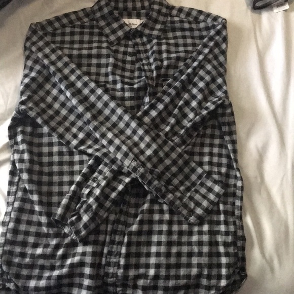 Men’s grey and black XL flannel shirt - Picture 3 of 5